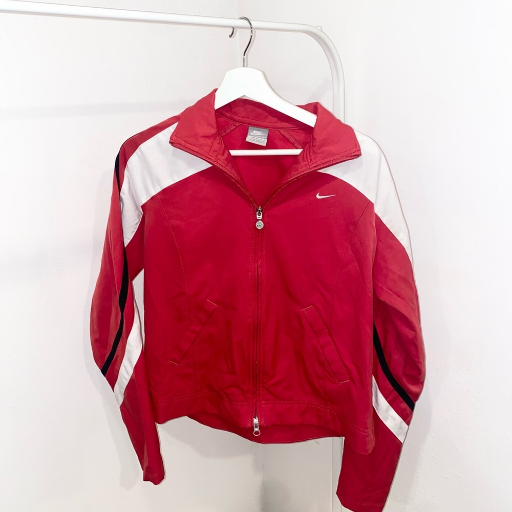 Hot pink Nike zip up